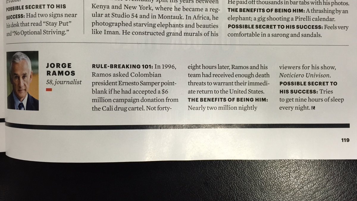 FEATURED: @Fusion + @Univision news anchor @JorgeRamosNews is on @esquire's list of #RebelsandRenegades