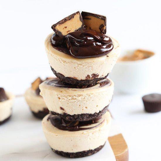 Peanut Butter Cup Cheesecakes