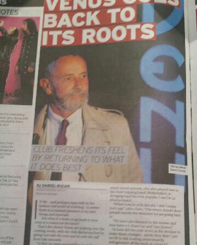 VenusManchester's tweet image. #GoingBackToOurRoots. Grab a copy of @MENnewsdesk @CityLifeManc TODAY to see Dave Connors ideas