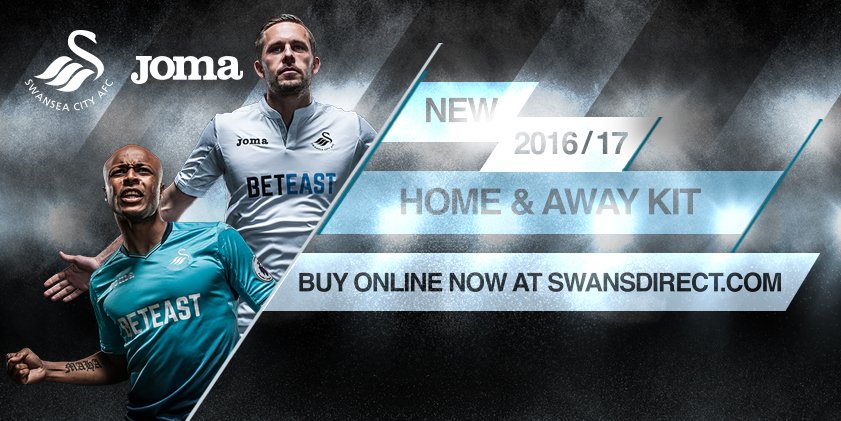 Swansea City AFC Jersey 16/17 Away