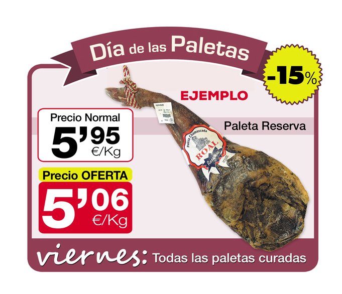 BadiaJamones's tweet photo. Hoy viernes: DÍA DE LAS PALETAS con un 15% de descuento
https://t.co/qb9knZg2Qt https://t.co/vhjn7Jv9rJ