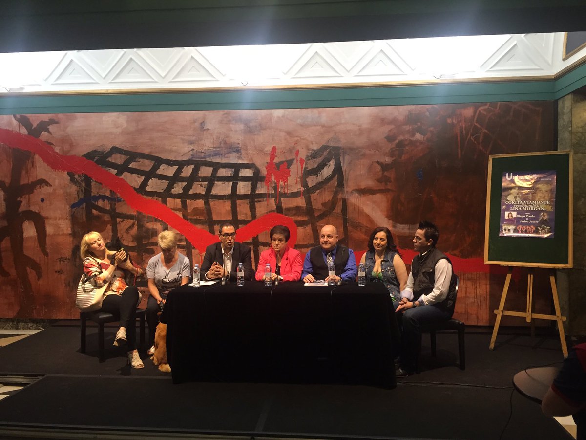 TeatroZgz's tweet photo. @coritaviamonte presenta a los medios su espectáculo/homenaje a #LinaMorgan en beneficio de #ADPCA  en @TeatroZgz https://t.co/xCgEQVeDYb