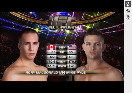 AzelleMMA's tweet photo. Come see #UFCFightNight Ottawa Free Fight: #RoryMacDonald vs #MikePyle https://t.co/4usKux8zKc #UFC https://t.co/pKGkvYWquY