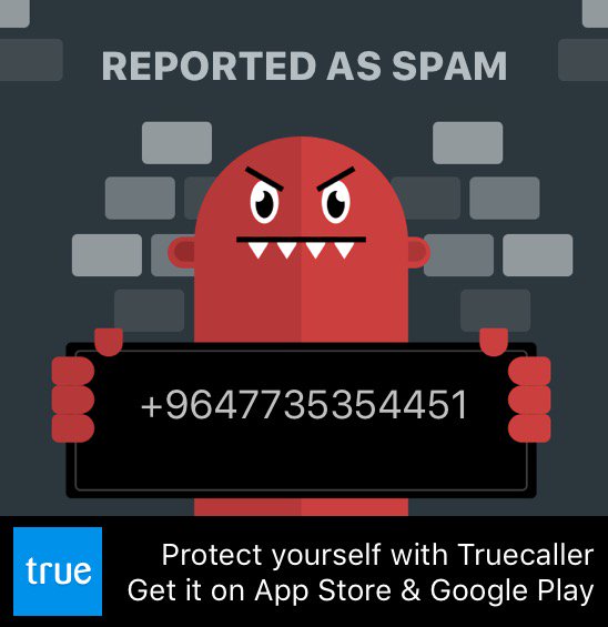 babelon76's tweet photo. Truecaller saved me from this spammer! Get protected now: https://t.co/g58jfbQrSi #SpamShame https://t.co/xlEyHs0mc0