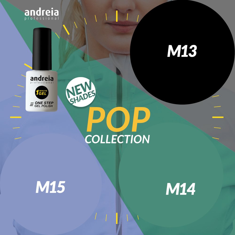 Andreia_Pro's tweet photo. 3 Shades, endless combinations to get a fun POP look! #AndreiaProfessional #1MinuteGel #GelPolish https://t.co/sh9ummkRKf