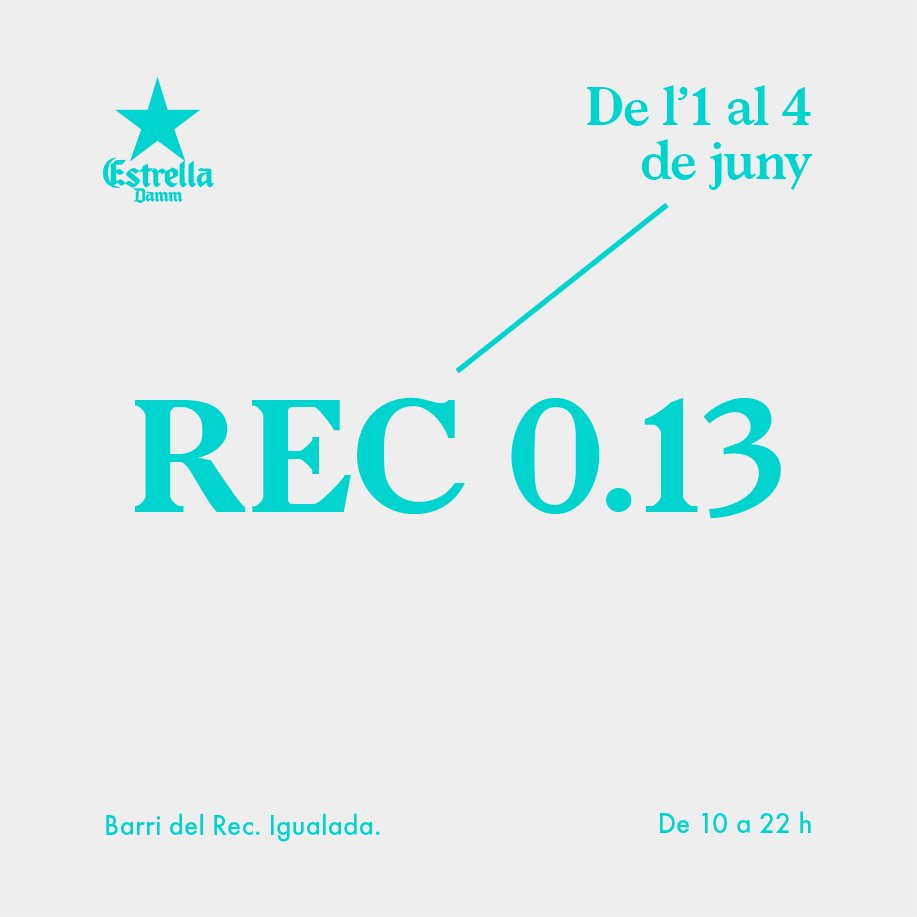 EstrellaDammCat's tweet photo. L'històric barri d'#Igualada es transforma en punt àlgid de tendències, street food i música. Ja és aquí @RECstores! https://t.co/cMo6laHyZL
