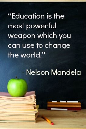 BulkMessage's tweet image. #Education is the most powerful #weapon which you can use to change the #world.
