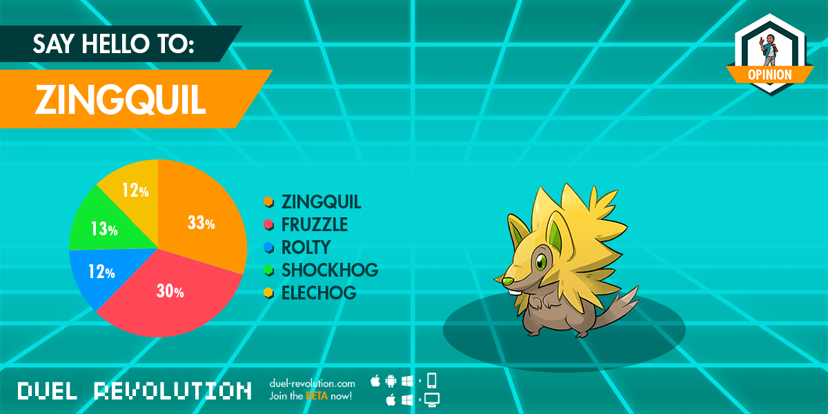 DuelRevolutionI's tweet photo. Wow, that was close between Zingquil and Fruzzle!
Say hello to Zingquil! https://t.co/voahM3yQcJ