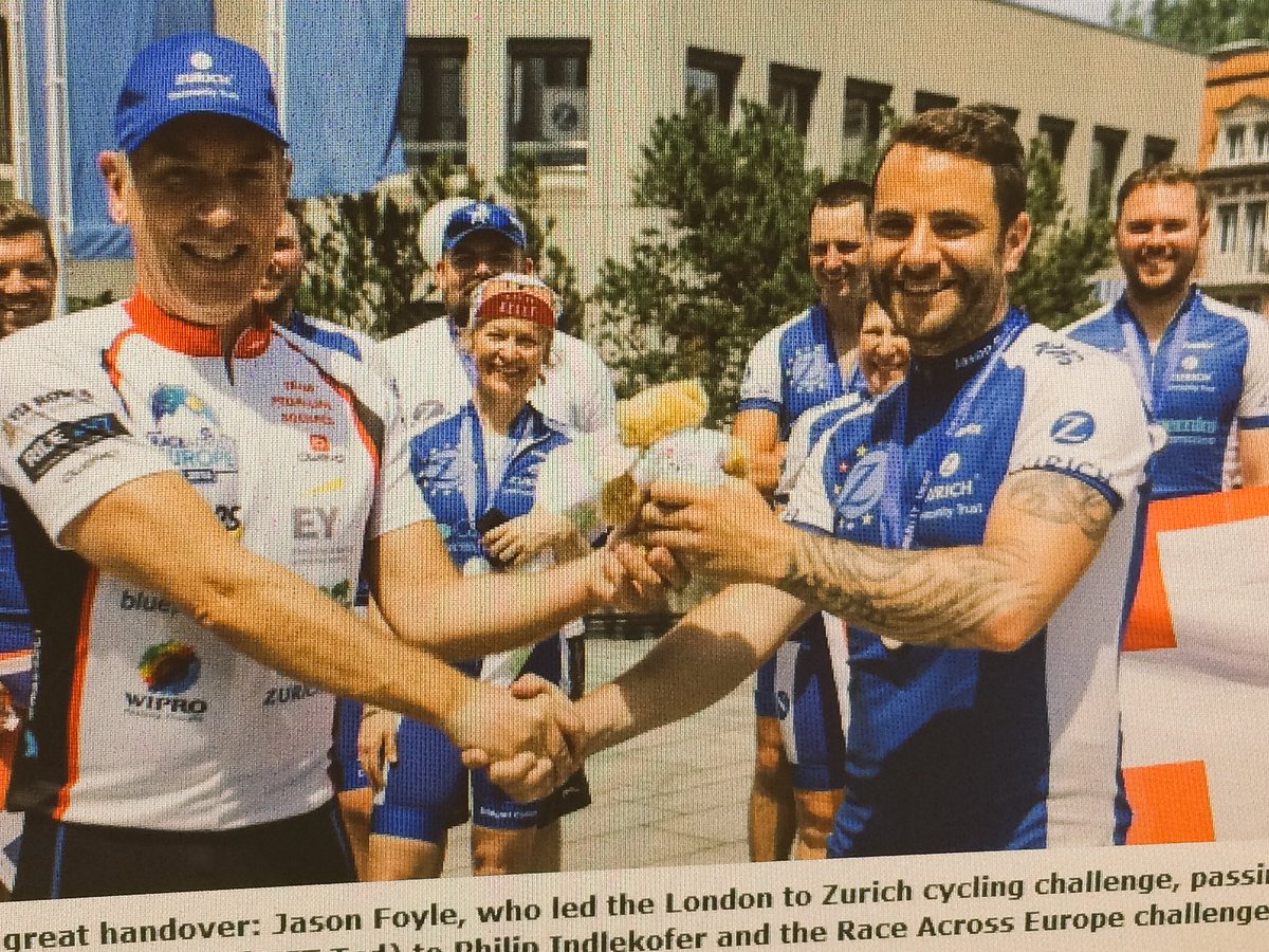 BCITChallenge's tweet photo. Nice photo of the day at work of the baton being passed over to the race across Europe guys https://t.co/ySD8V9SZhT