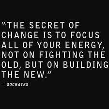 BarcodeCreator's tweet image. “The #secret of change is to #focus all of your #energy, not on fighting the old, but on building the new.”