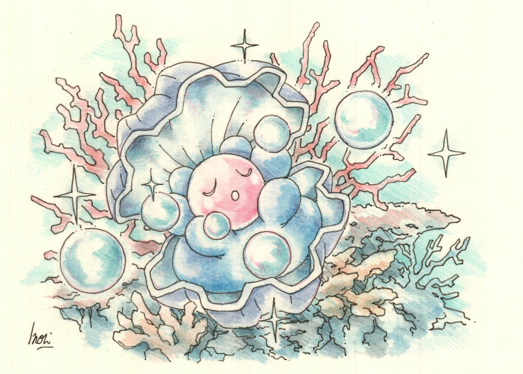 Inori 今日のポケモン図鑑 ｎｏ ３８５ パールルの めざめるパワー T Co Tvkevhfzxq Twitter