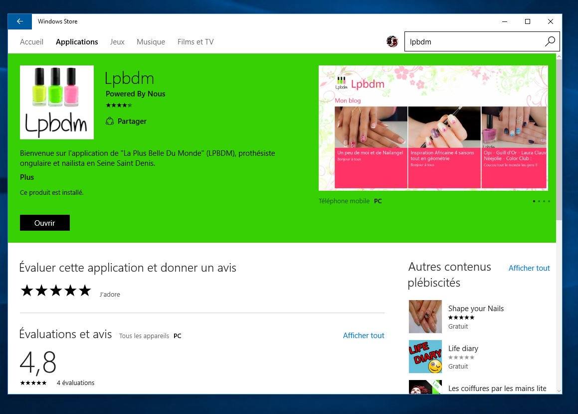 Powered_By_Nous's tweet photo. MAJ de l'app @lpbdmnail93 sur pc et mobile sur @windowsstore . Merci au #windowsappstudio. https://t.co/7HWFcE1TSS https://t.co/dwAJJeYZ2j