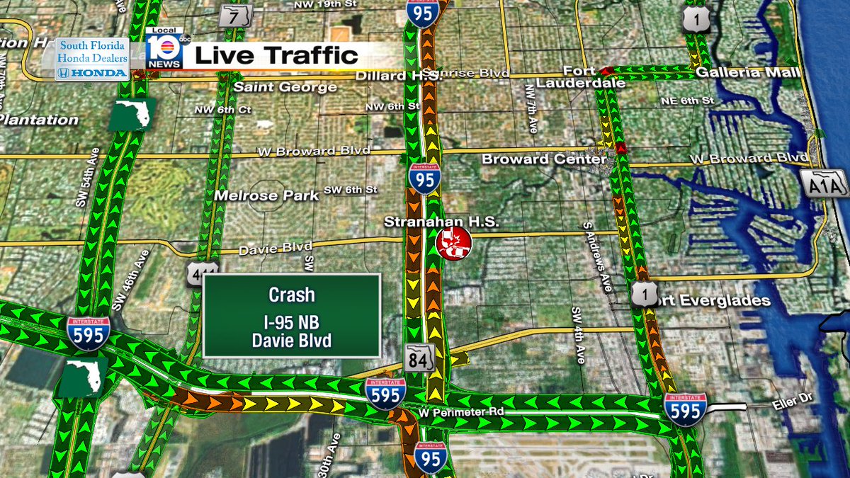 Crash on I-95 NB & Davie Blvd #TRAFFIC #MIAMI https://t.co/kSOmDJe62G