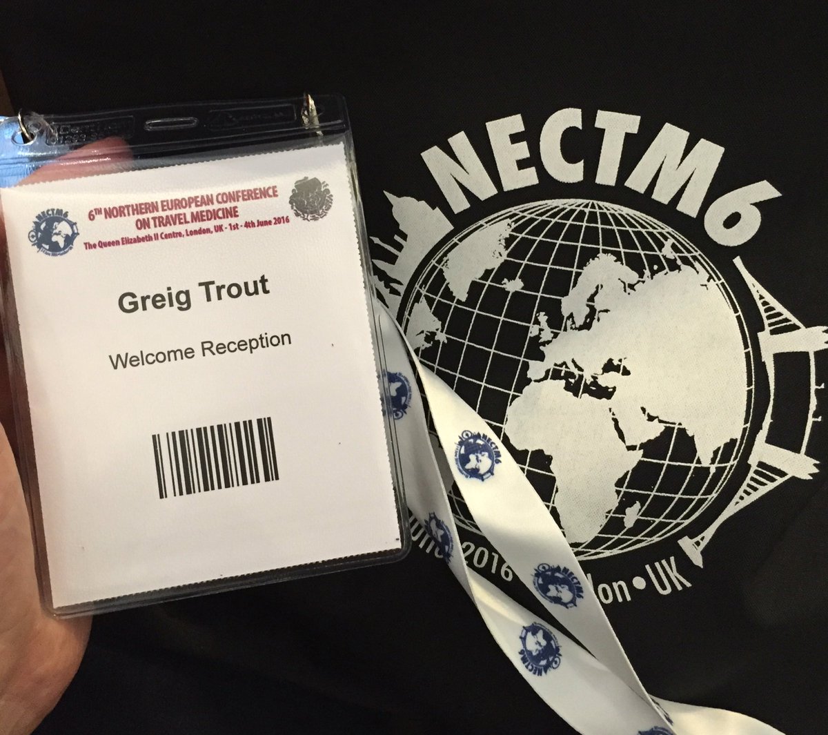 101Greig's tweet image. All set to chat to the gang at the Northern European Conference on Travel Medicine @NECTM6 @QEIICentre #travelhealth