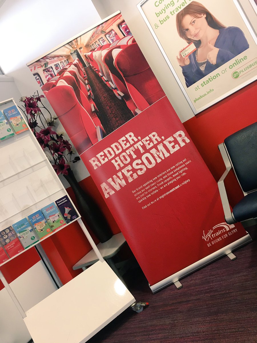 Have you seen <a href="/Virgin_TrainsEC/">VTEC is now LNER</a> new posters around the station?