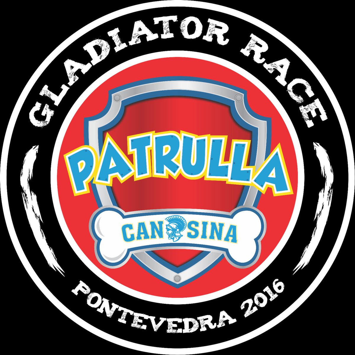 Capelo81's tweet photo. La Patrulla Cansina esta preparada para darlo todo mañana en la @gladiator_race  Pontevedra #gladiatoRace https://t.co/Esyg9rIVBF