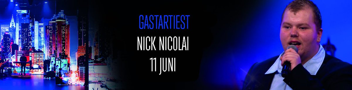 Nick Nicolai is gastartiest bij Brooklyn Nights op 11 juni! #dinnershow #HGT #NickNicolai brooklyn-nights.nl/specials/gasta…
