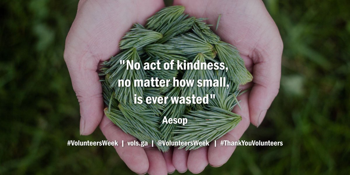 VolunteersWeek's tweet photo. A Friday thought dedicated to all the wonderful volunteers out there.

#VolunteersWeek #Inspiration #Quote https://t.co/1yF7bVA5np