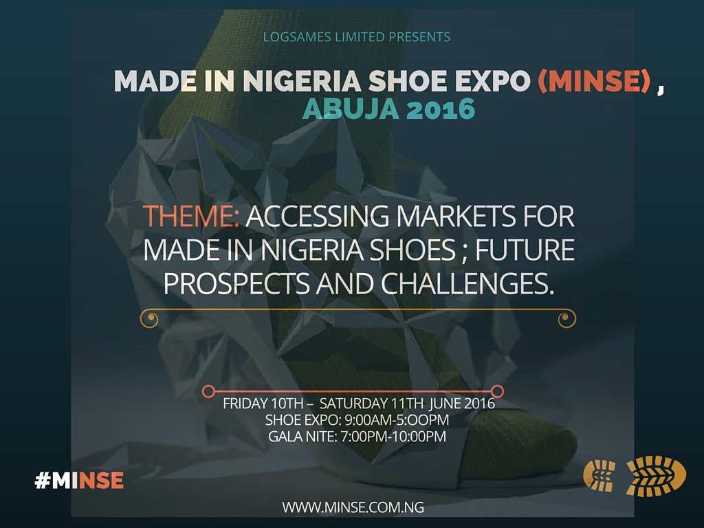 Shoe_Expo2016's tweet photo. LOADING 6 Dayz I 14 Hours I 12 Minutes I 6 Seconds to the #MadeinNigeriaShoeExpo
#MINSE2016 https://t.co/ePrHTEvdD2