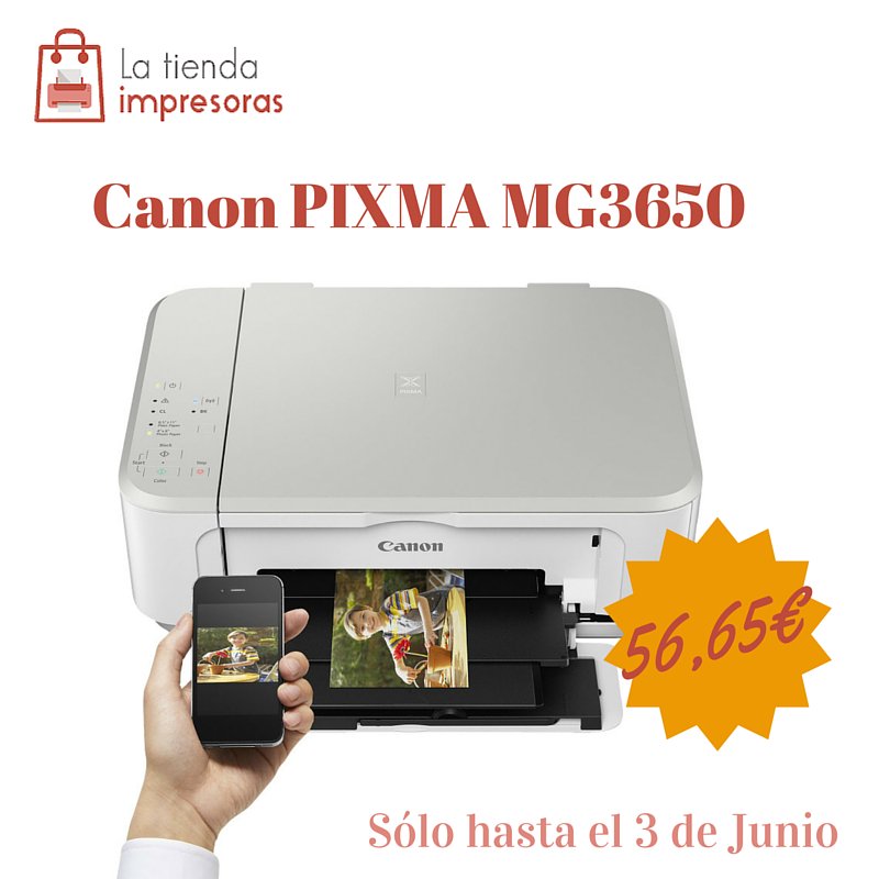 Gispert_'s tweet photo. Últimas horas para conseguir la #Pixma MG3650 a un súper precio ¡¡Sólo hasta las 12!! https://t.co/XwmS7mQYim https://t.co/uhlSGzAWmN
