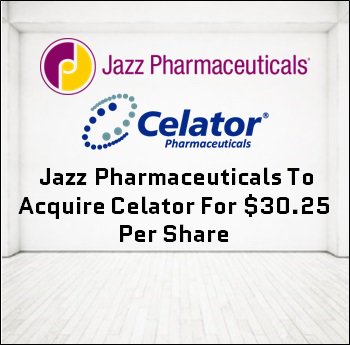 investmedical's tweet image. Jazz #Pharmaceuticals to acquire #Celator for approximately $1.5 billion ow.ly/NGaT300Sc55 #FDI #USA #medical