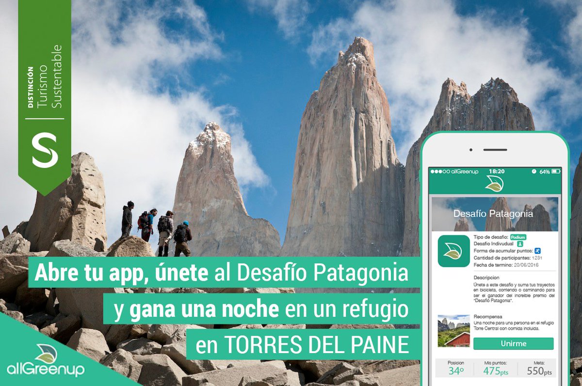 Únete al #DesafíoPatagonia