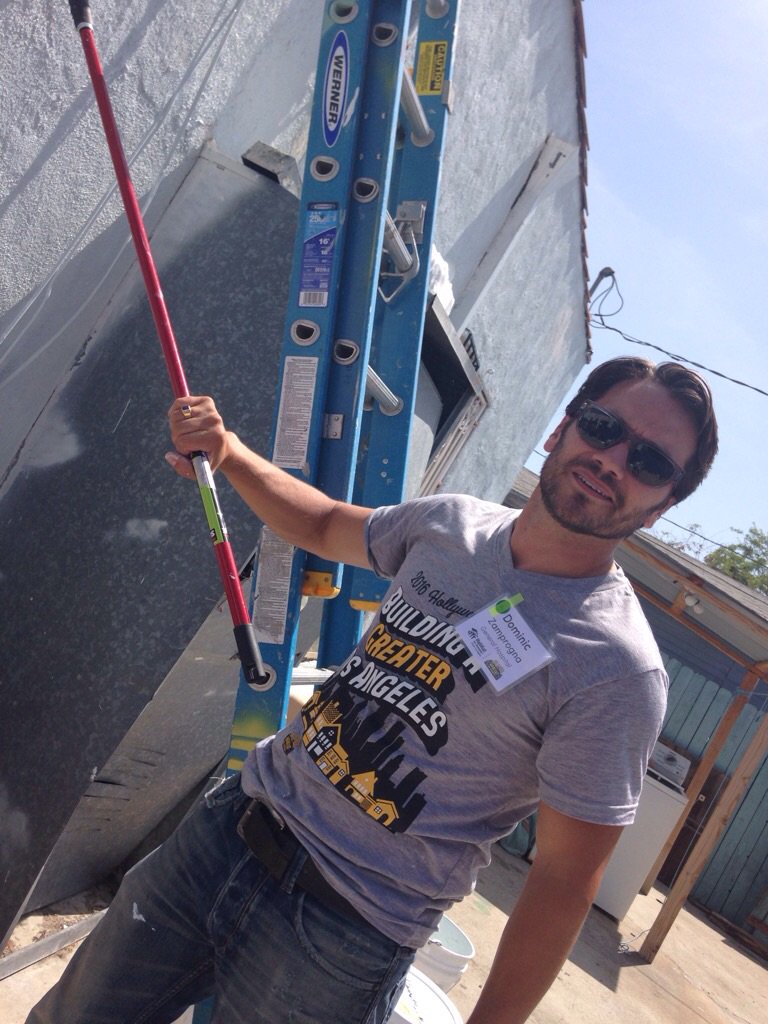 lisalocicerogh's tweet photo. @dom_zamprogna @HabitatLA #hollywoodbuild my boy is working hard!! https://t.co/P7lNqgMwiv