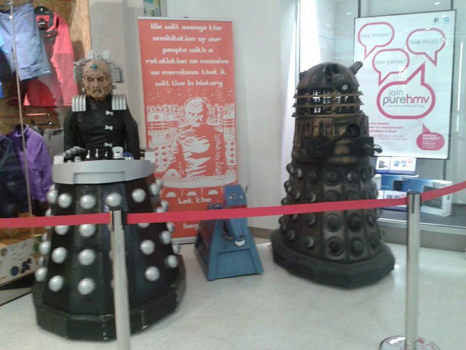 phdev85's tweet photo. I was amazed to see #Davros #K9 &amp; a Dalek @TheCoreLeeds #affermative and #exterminate indeed #DoctorWho https://t.co/eM23gnvYI1
