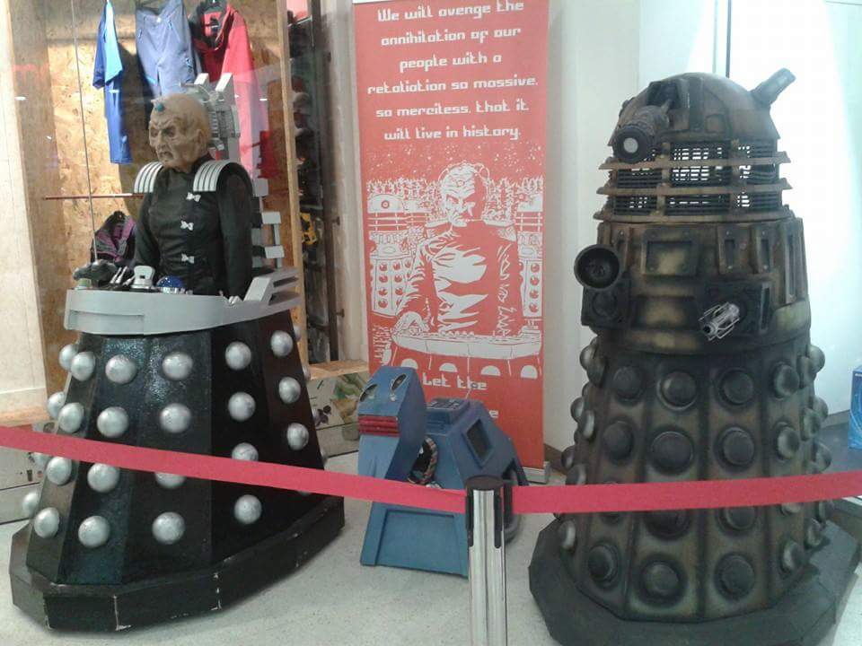 phdev85's tweet photo. I was amazed to see #Davros #K9 &amp; a Dalek @TheCoreLeeds #affermative and #exterminate indeed #DoctorWho https://t.co/eM23gnvYI1