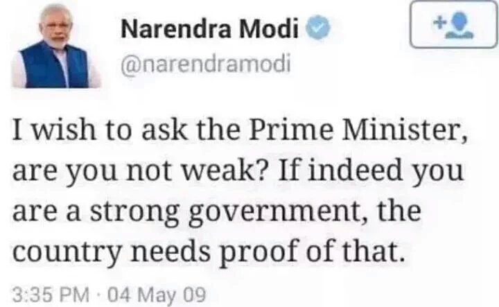 geetv79's tweet photo. What Happened to the Nation's Pride❓
Why is Feku Swallowing Insults to the Nation❓
#AchheDin4Pak
#ModiBowsToPak https://t.co/14OL99STQ2