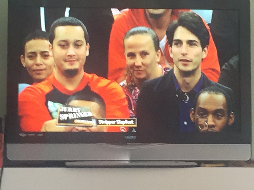 LenaSBuda's tweet photo. When you think you're going to see a #TEDTalks and end up at #jerryspringer https://t.co/RKe4yxl4PQ