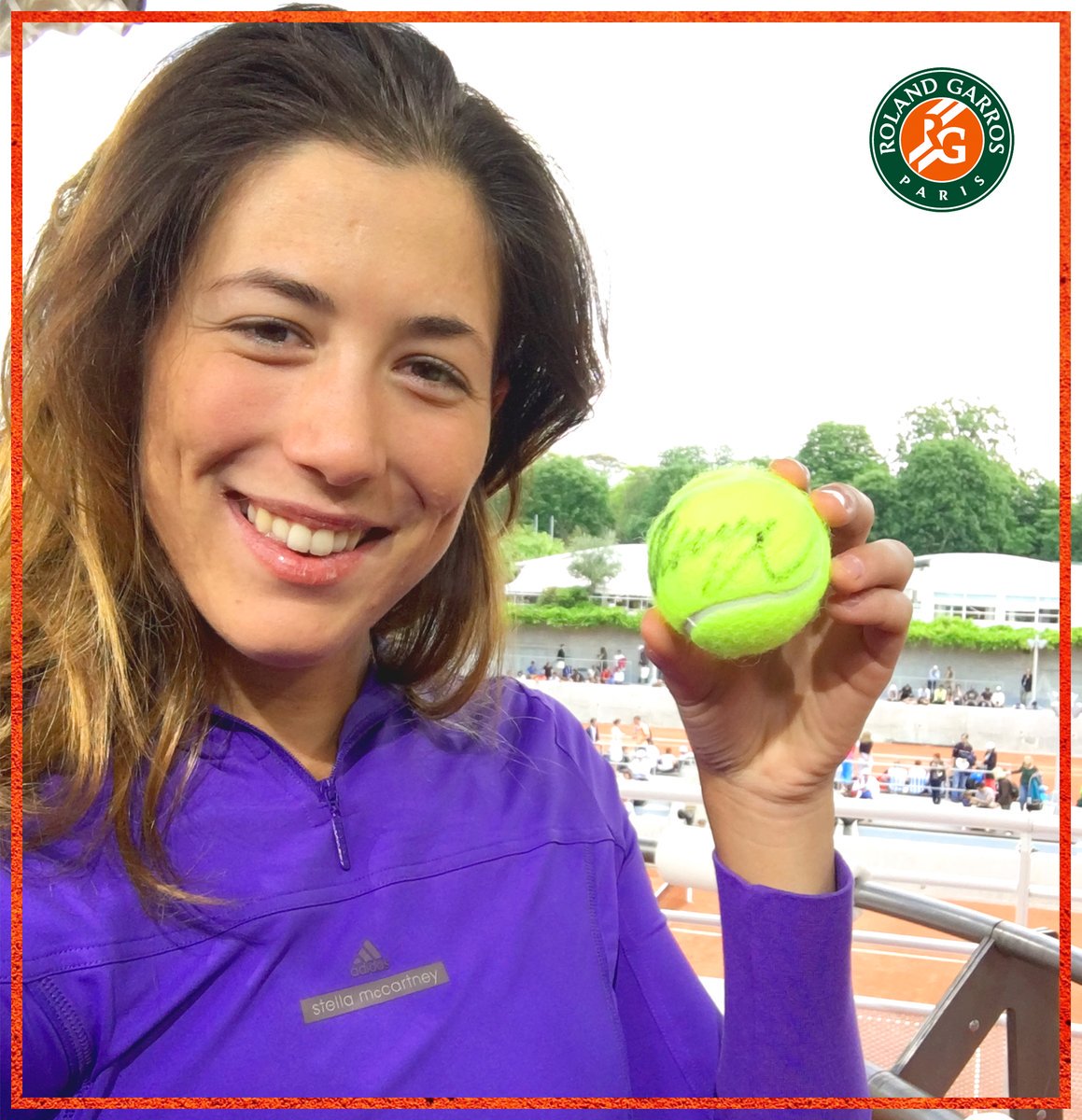 Eurosport_ES's tweet photo. Define el torneazo de @GarbiMuguruza con el HT #GarbiEurosport y haz RT a este tweet para ganar la bola firmada https://t.co/7tPsitEZZB