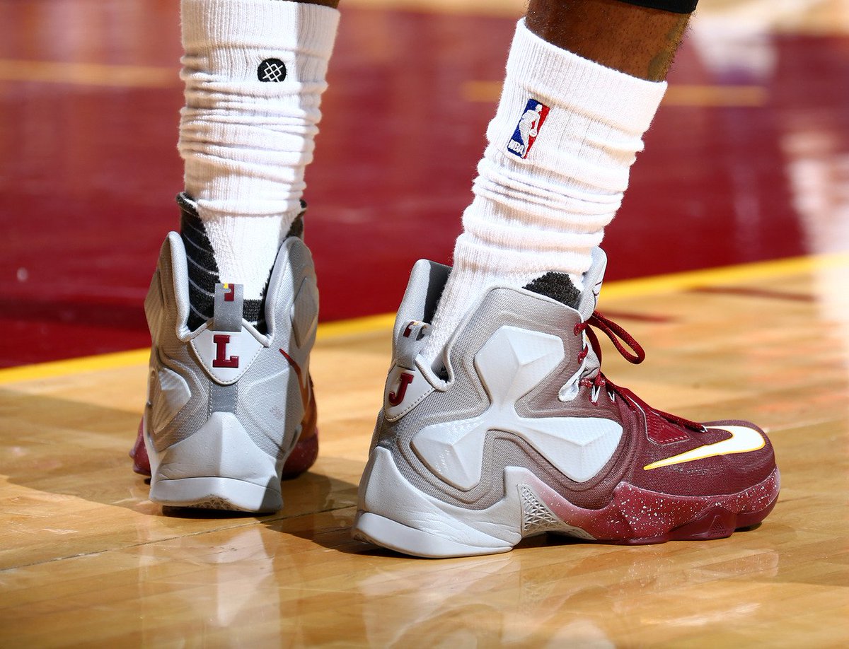 nicekicks's tweet photo. Road To The Finals // The Cleveland Cavaliers Kicks On Court https://t.co/H81Dn7nOZt https://t.co/zl22YJ1tnA