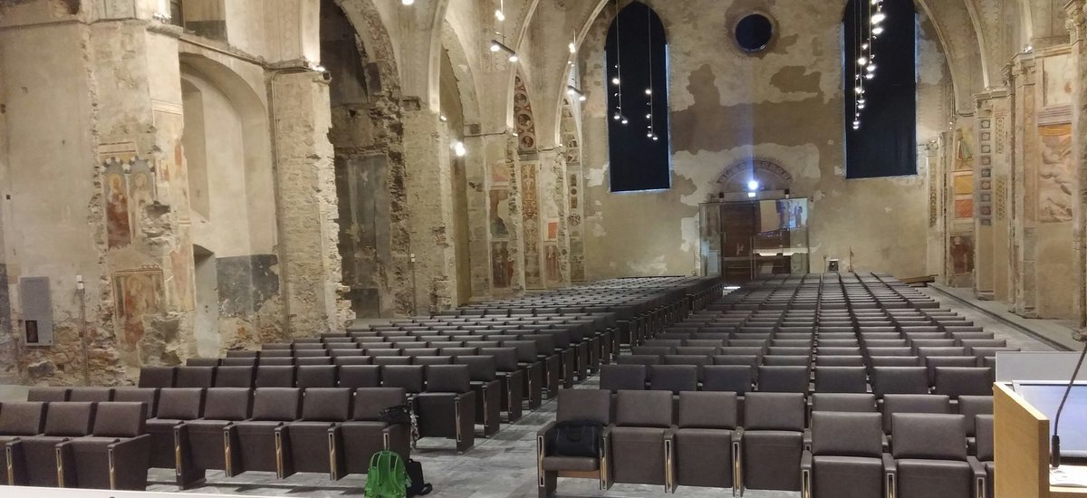 ipss2016's tweet photo. The plenary session will be held in the stunning Aula Magna #ipss2016 @UniBergamo https://t.co/1h1VWxfPgb
