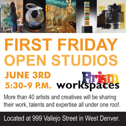PrismWorkspaces's tweet photo. We're ready for you!  Looking forward to sharing #art and expertise.  Join us for #FirstFriday at #PrismWorkspaces. https://t.co/r0FbuJoTF2