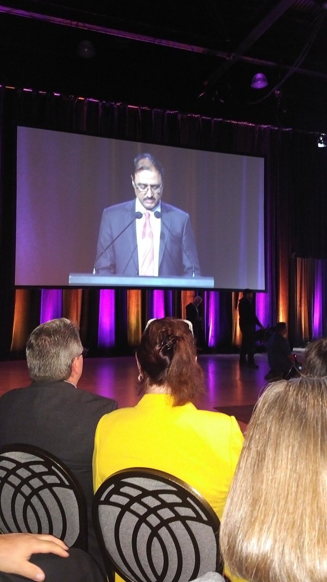 Here at FCM listening to the Federal MInister of Infrastructure and Communitees