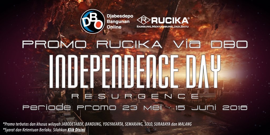 Promo berlaku dari tanggal 23 Mei – 15 Juni 2016. Keterangan lebih lanjut: bit.ly/25EzFf2