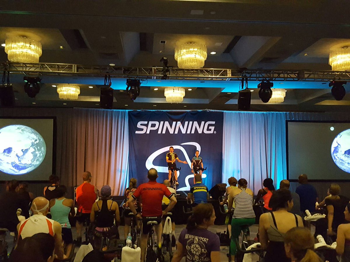 ridewithjohn's tweet photo. #WSSC2016 8:45 AM @SpinningHQ MI Mark Tickner - In Pursuit Of Speed #FitnessFriday #indoorcycling #keepitreal https://t.co/pJvtCQEmGe