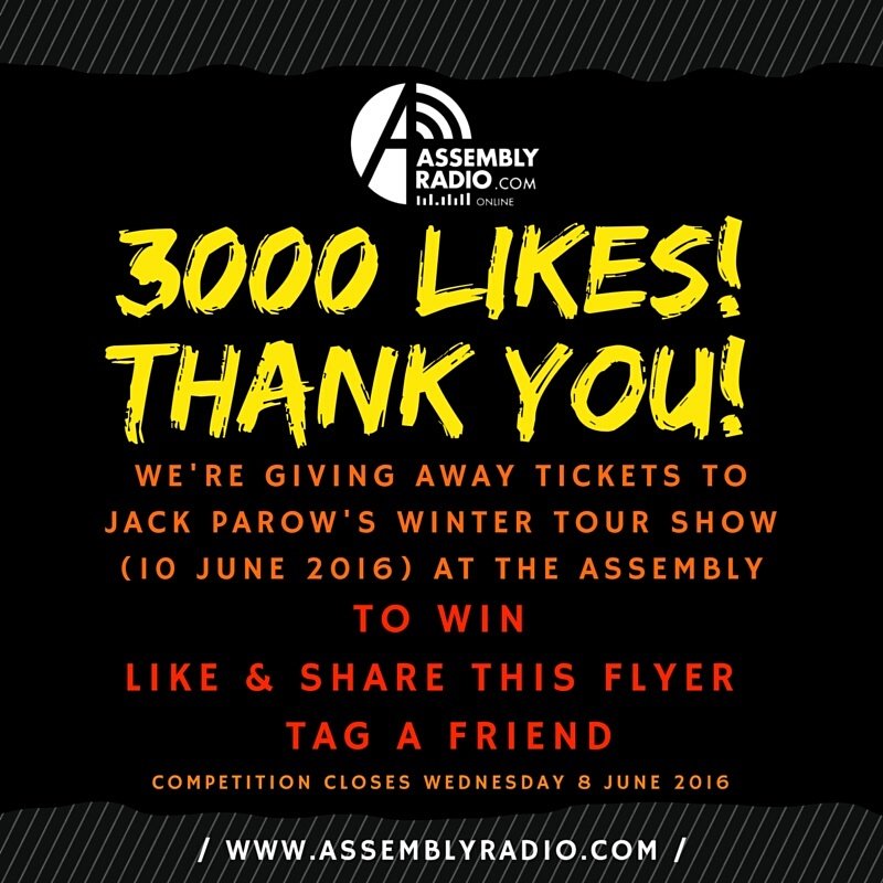 Hop on over to our FB page (facebook.com/assemblyradio) to enter this rad competition.