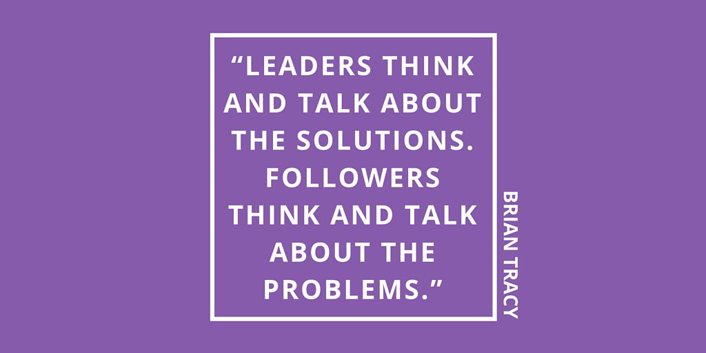 ShaniGriffithCo's tweet photo. Leaders set themselves apart from followers in how they approach their problems #WednesdayWisdom #CEO https://t.co/KoPWufuHmB