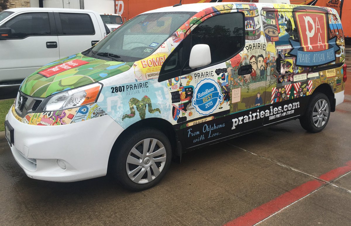 FavBrandsHOU's tweet photo. Check out the new @prairieales van! Let us know if you spot it #houston! Also lookout for a prairie release on 6/13! https://t.co/gsPgpJ4oPz