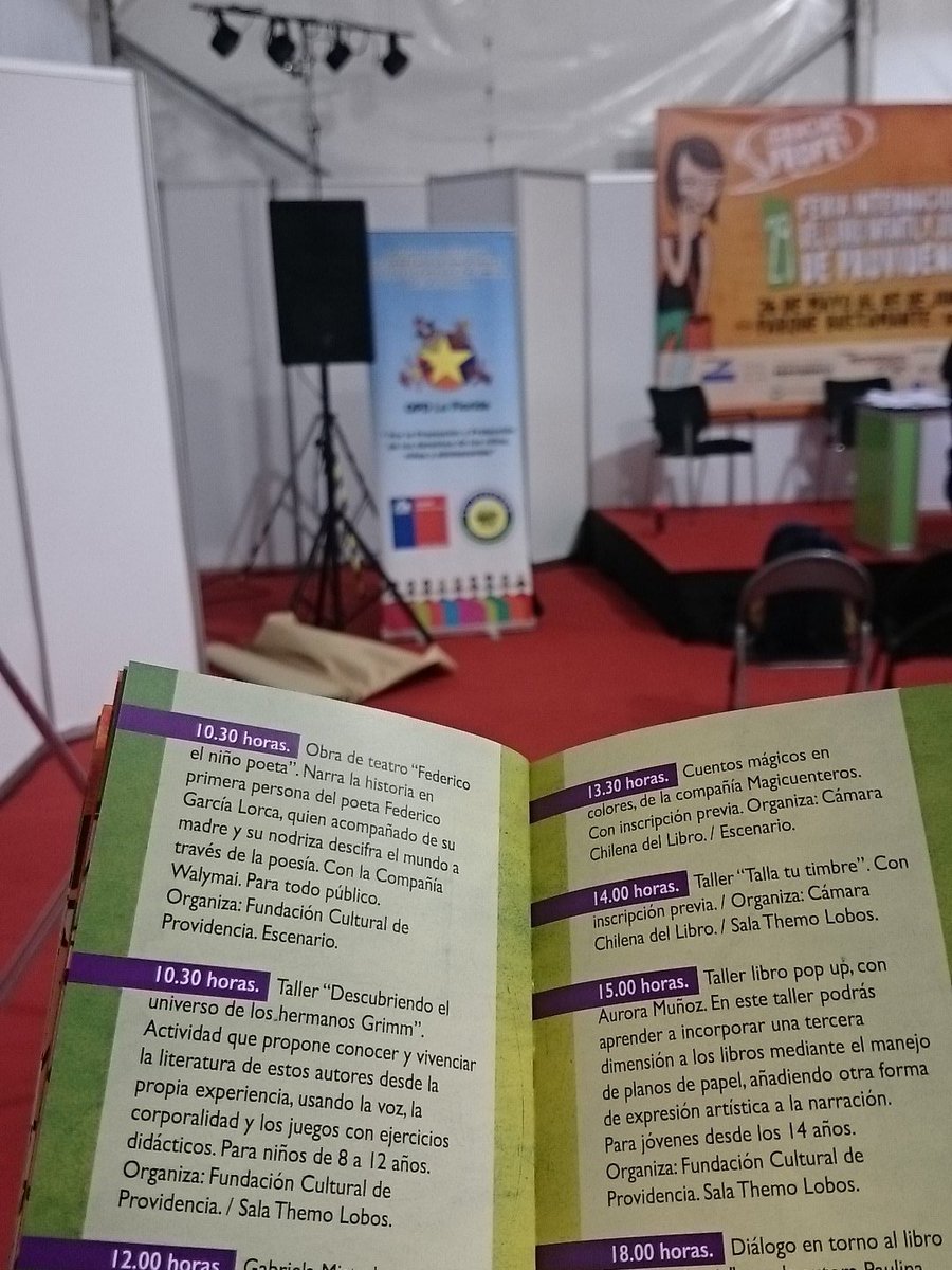 opdlaflorida's tweet photo. Estamos a punto de comenzar!!!  @Ferialibroprovi @sename_gobierno promoviendo la igualdad de derechos y el #RESPETO https://t.co/Atn2xEdU5o