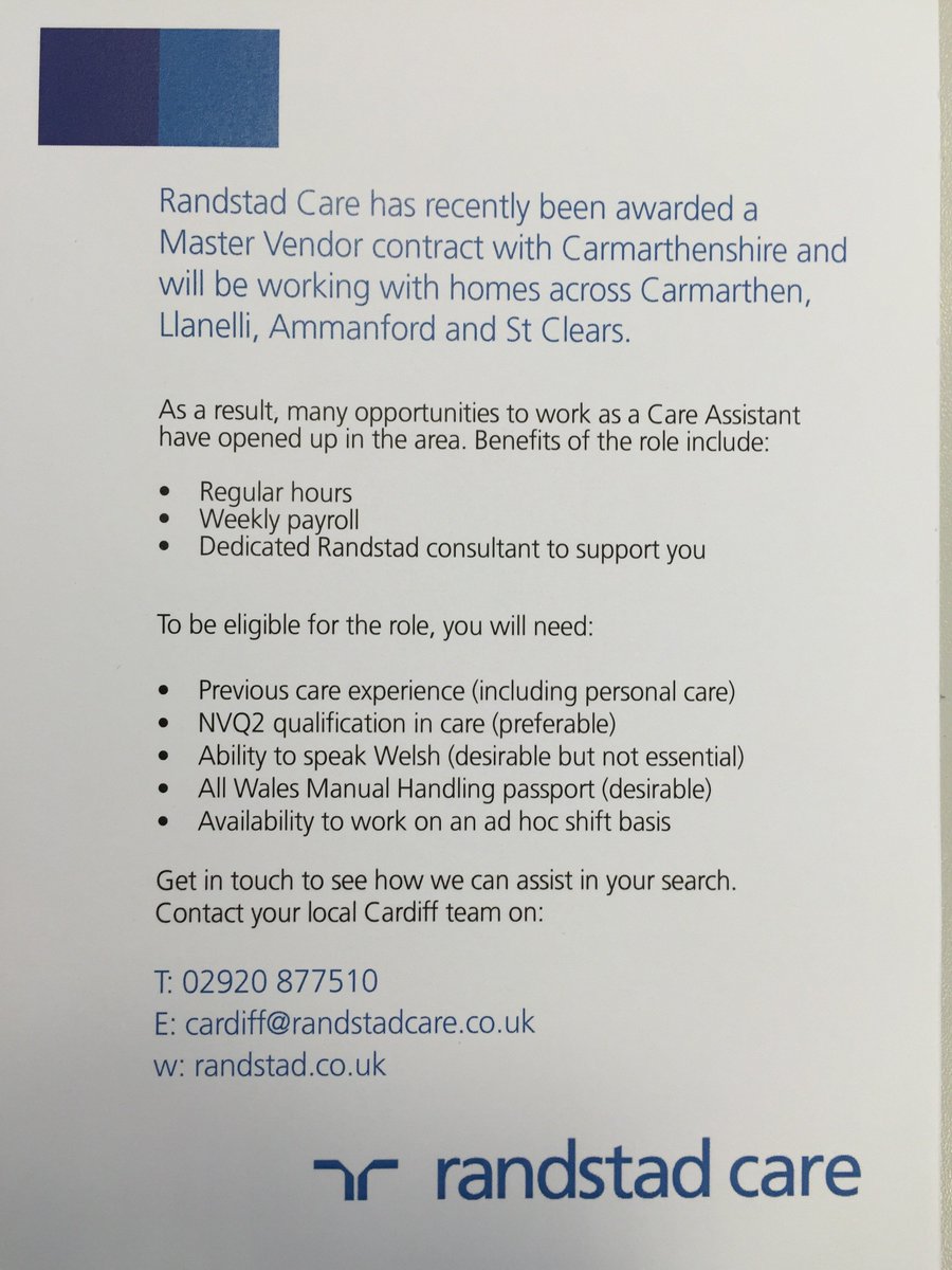 How do you find care assistant vacancies in your area?
