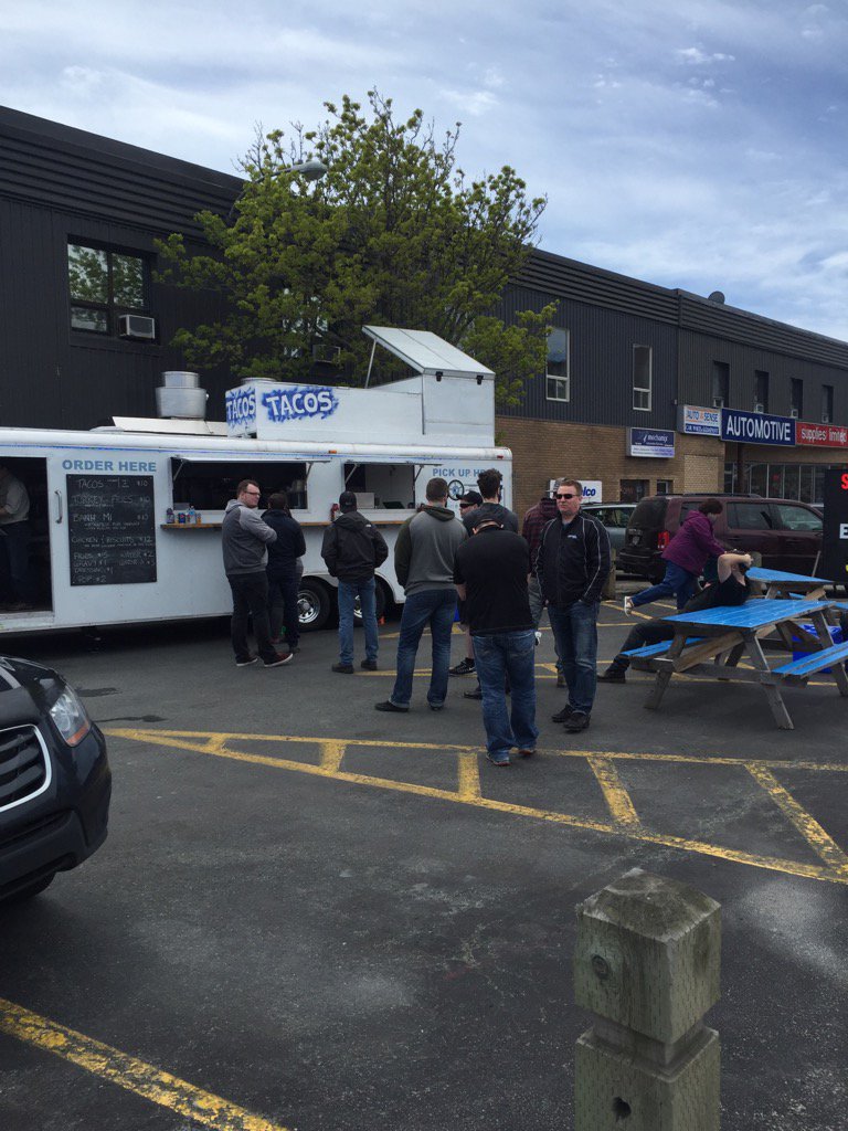 And we're off and running for another year. #tacos #Vietnamese spiced sandwich #chicken and biscuits #turkey fries