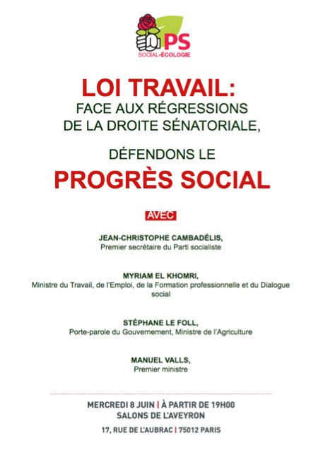 Le <a href="/partisocialiste/">Parti socialiste</a> prend des risques: une telle (con ou pro)vocation, ça peut vite faire beaucoup de monde ! ;-)