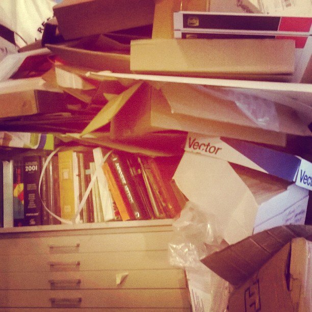 bibliotudinous's tweet image. Box avalanche has claimed my coworker #librarianproblems #librarylife #librarysafety