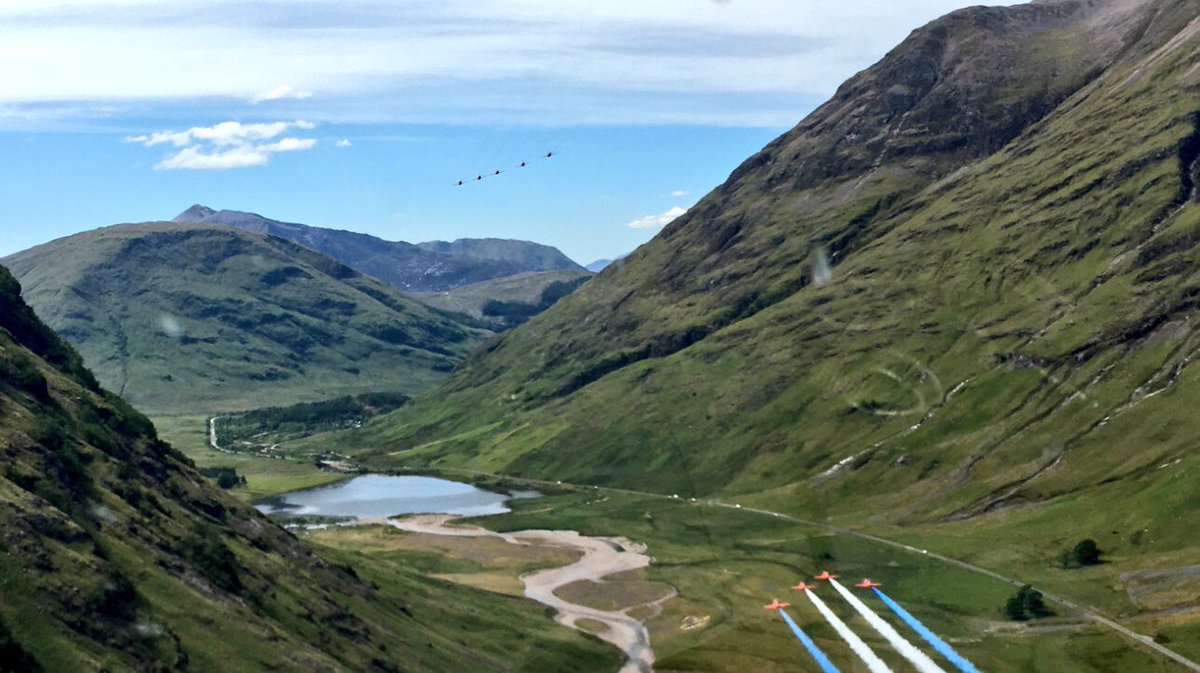 MikeLingPilot's tweet photo. As transits go, that was amazing! Anglesey to Aberdeen. 28,000 ft then low level Arran &amp; Glen Coe #FridayFeeling https://t.co/GBzXsHPns6