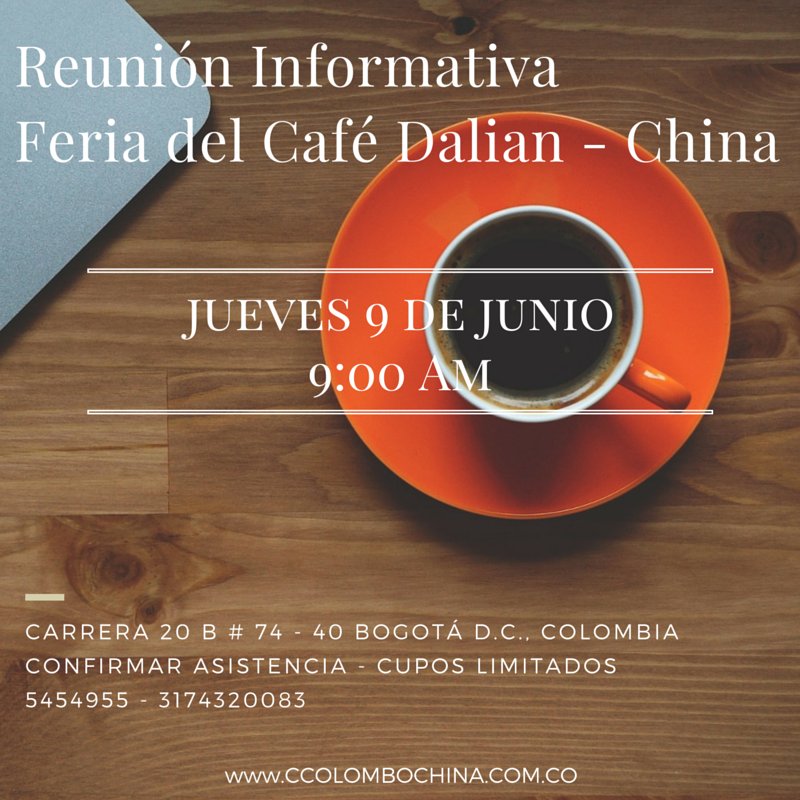 ccolombochina's tweet photo. Confirmar asistencia. Cupos limitados. https://t.co/wR7TKL0M7y