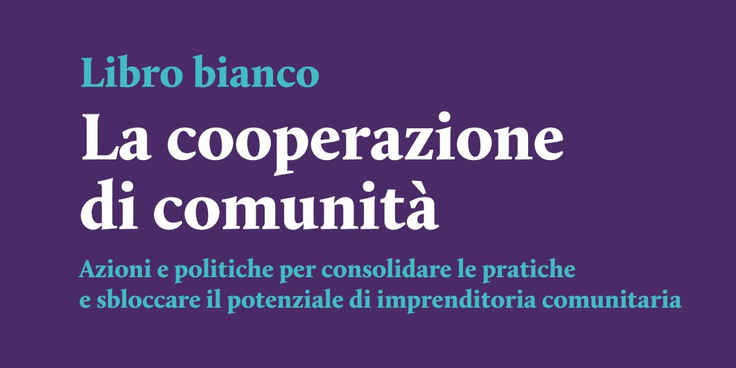 La cooperazione di comunità | <a href="/euricse/">Euricse</a> presenta oggi il suo libro bianco a #festivaleconomia bit.ly/1X2E8TD