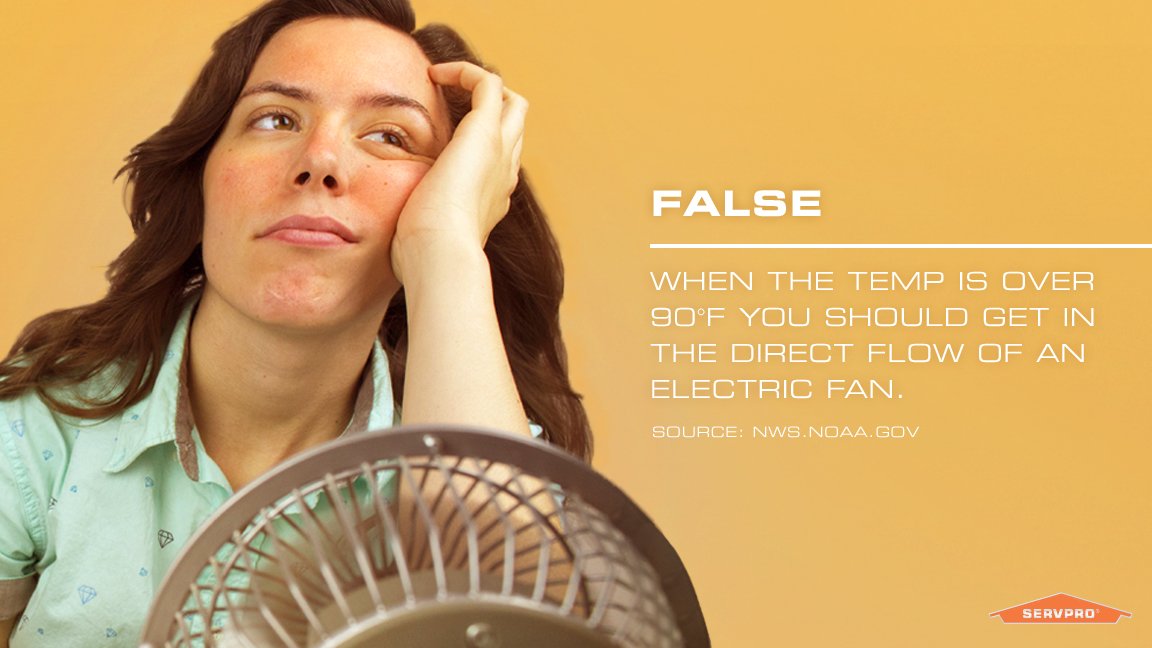 Blowing hot, dry air directly on your body can actually dehydrate you faster and endanger your health.